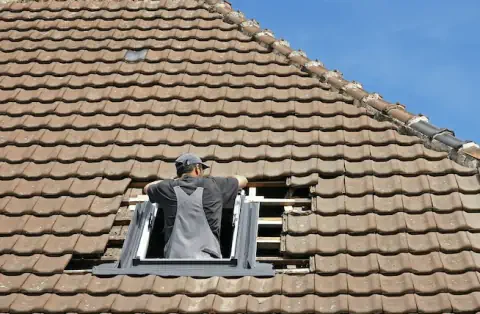 Pose de velux - Biziat
